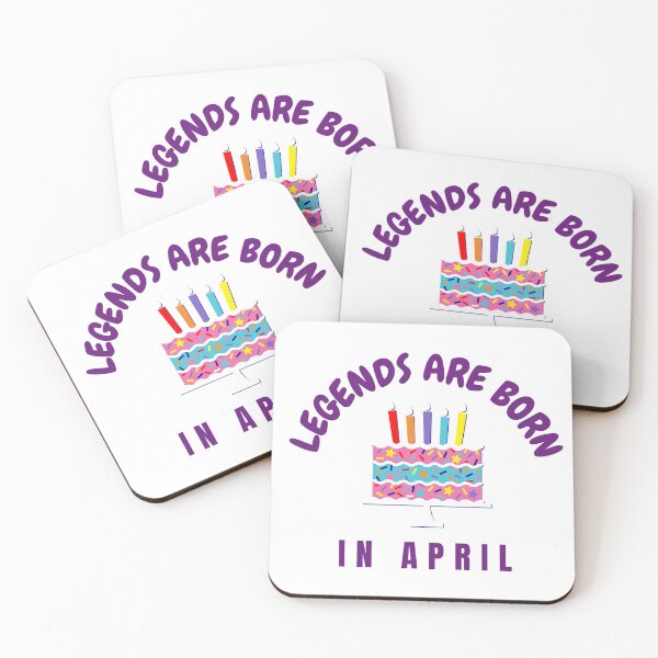 Item preview, Legends Are Born In April designed and sold by Shilpa Gupta.