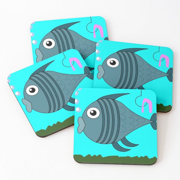 Item preview, blue fish by ocean floor designed and sold by NatesCreativity.
