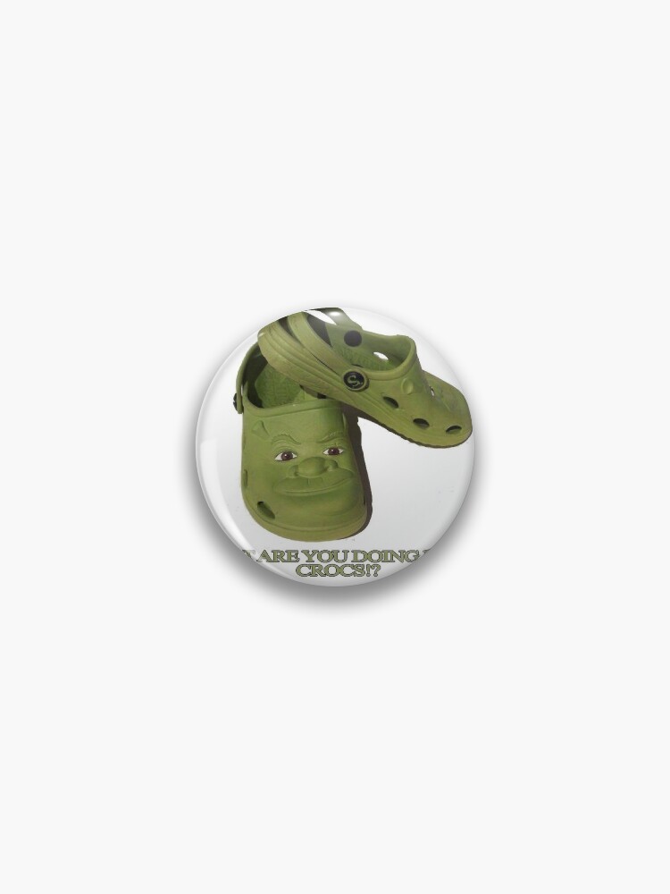 Hot High Imitation Shoe Charms PVC Cartoon Shrek Croc Clogs