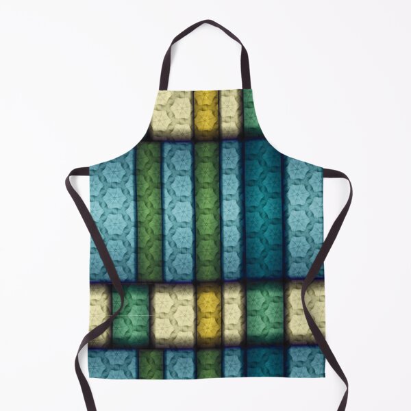 Item preview, Stained Glass Abstract with Teal, Yellow, Orange, and Green designed and sold by BoundedChaos.