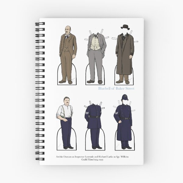 Item preview, Lestrade/Wilkins Paper Dolls designed and sold by bluebell42.