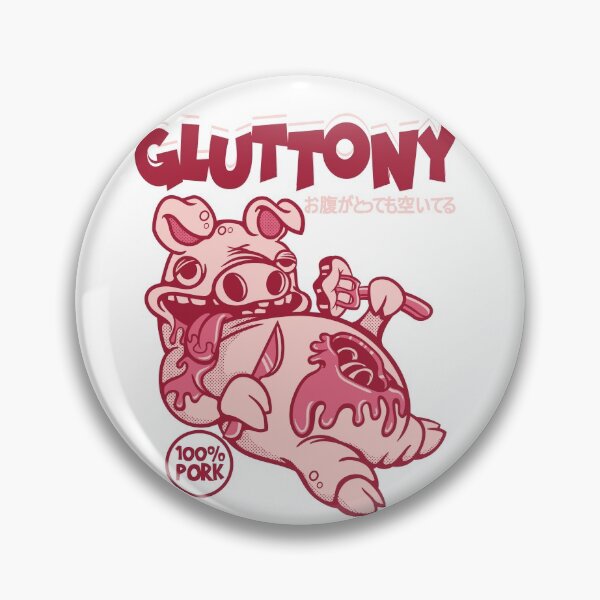 Item preview, The Gluttony Pig designed and sold by pixeldsigns.