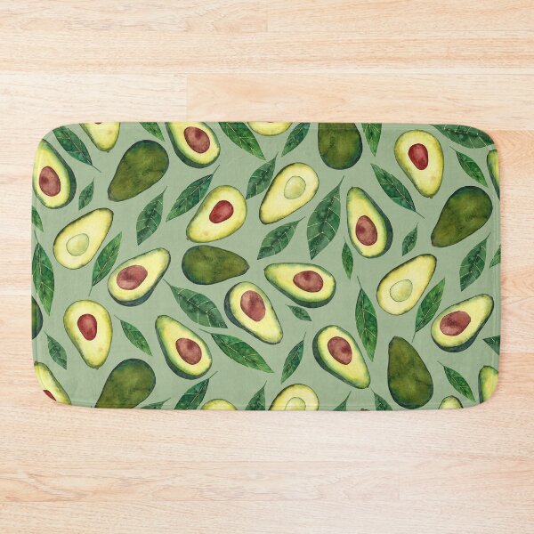 Item preview, Sliced Avocados Watercolor Painting  designed and sold by komila.