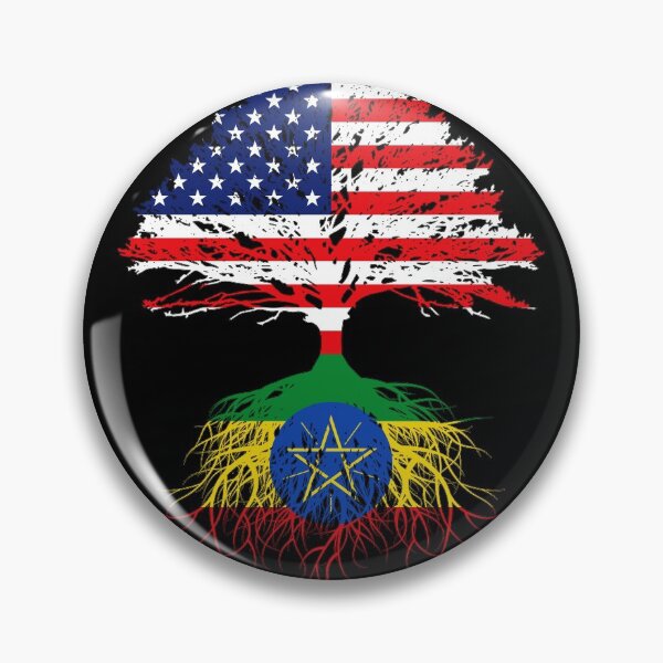Item preview, Ethiopia Immigrant Roots  | Ethiopia USA Flag | Ethiopian American | US Naturalization Christmas Birthday Ceremony Gift designed and sold by maindeals.