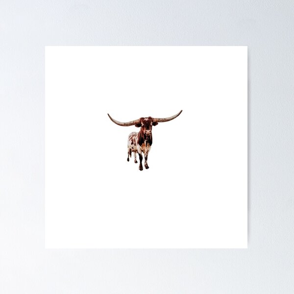 Item preview, longhorn cow designed and sold by madilynsanford.