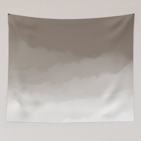 Item preview, Taupe Watercolor Ombre (taupe/white) designed and sold by Design Minds Boutique.