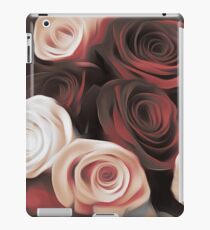 Blood Red & White Roses iPad Case/Skin