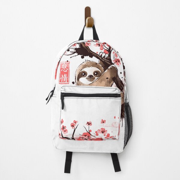 Item preview, Sakura sloth japanese art designed and sold by NemiMakeit.