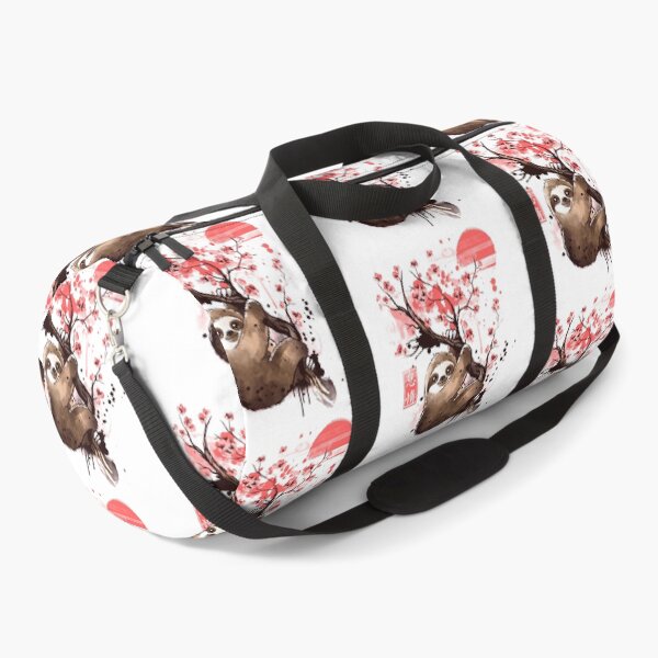 Item preview, Sakura sloth japanese art designed and sold by NemiMakeit.