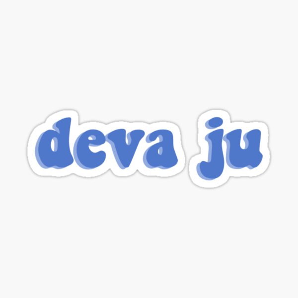 "deva ju sticker " Sticker for Sale by sabrina511 Redbubble