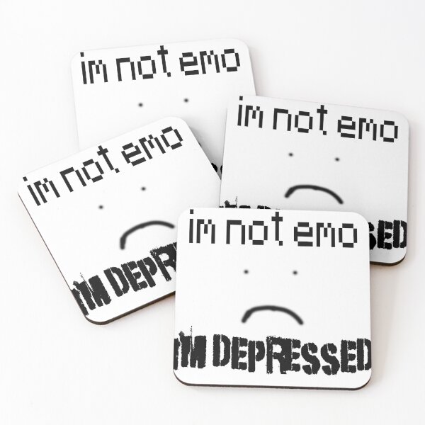 Item preview, Im not emo im depressed designed and sold by darkfruits420.