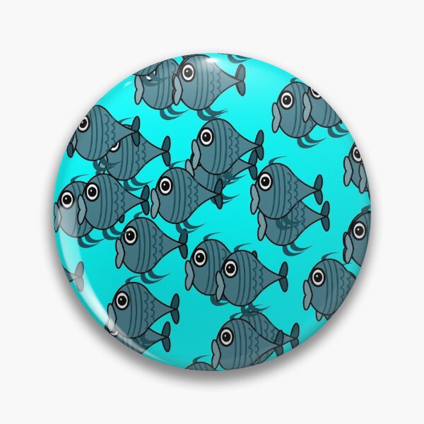 Item preview, school of blue fish designed and sold by NatesCreativity.