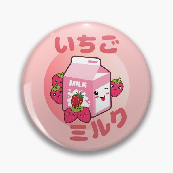 Item preview, Divertido cartón de batido de leche de fresa kawaii japonés de los 90 designed and sold by 2MdesignStore.