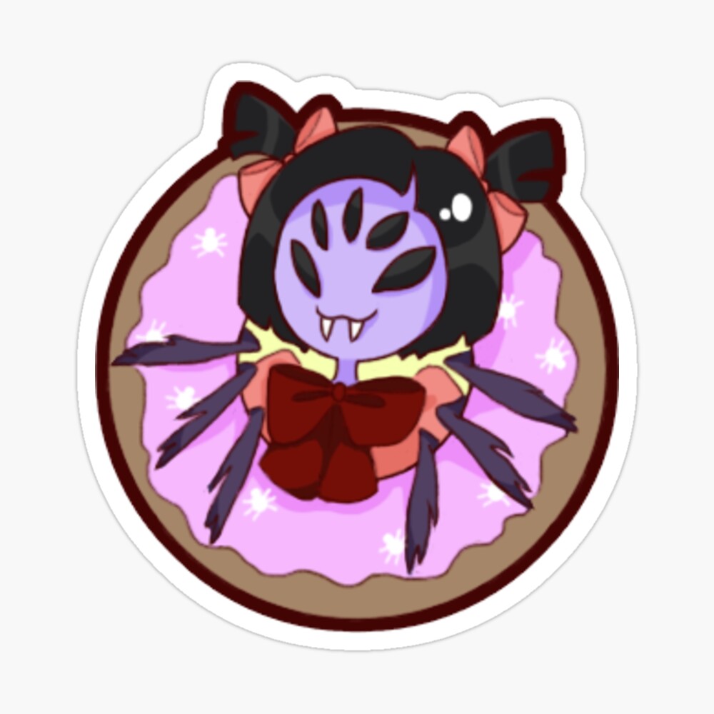 Undertale Muffet Sticker - Sticker Mania