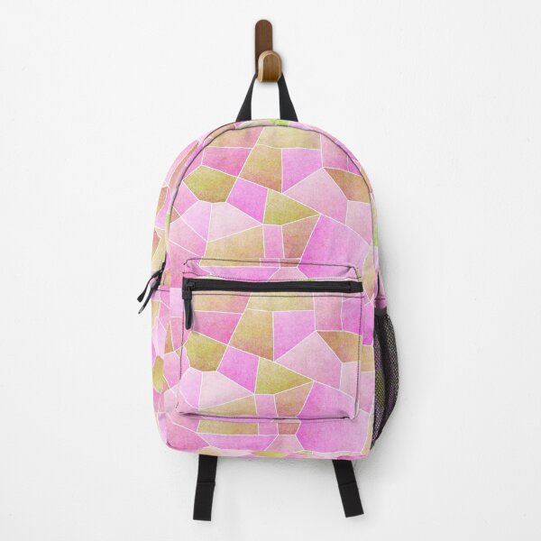 Item preview, Gradient Facets // Pink & Mustard designed and sold by The Wellington Boot.
