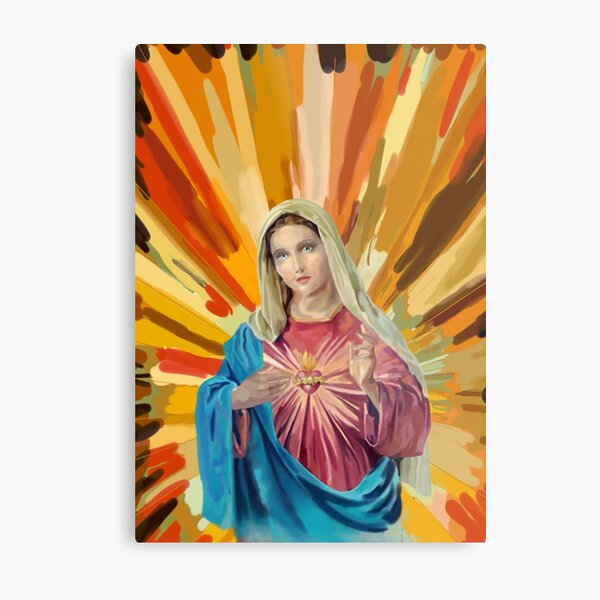 Immaculate Heart of The Virgin Mary Metal Print
