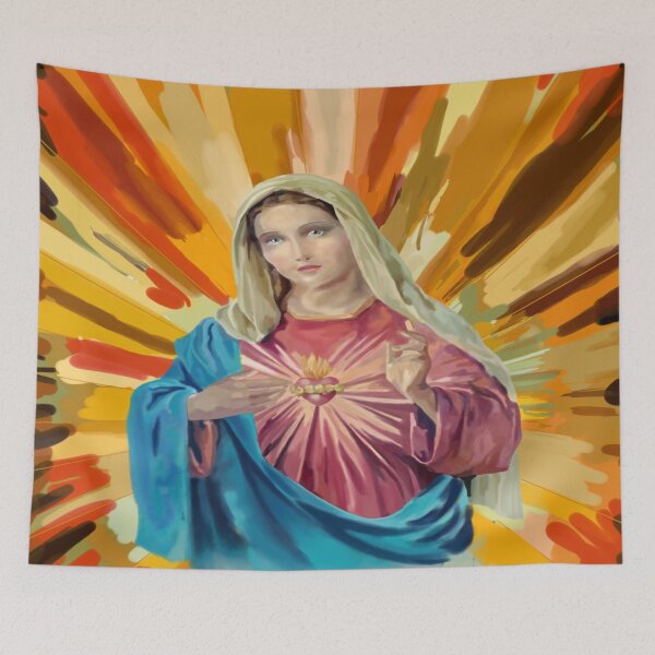 Item preview, Immaculate Heart of The Virgin Mary designed and sold by 3leggeddogg.