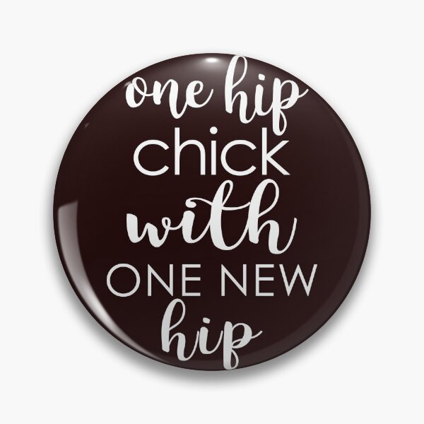 Item preview, fun hip surgery hip chick gift design all white designed and sold by LGamble12345.