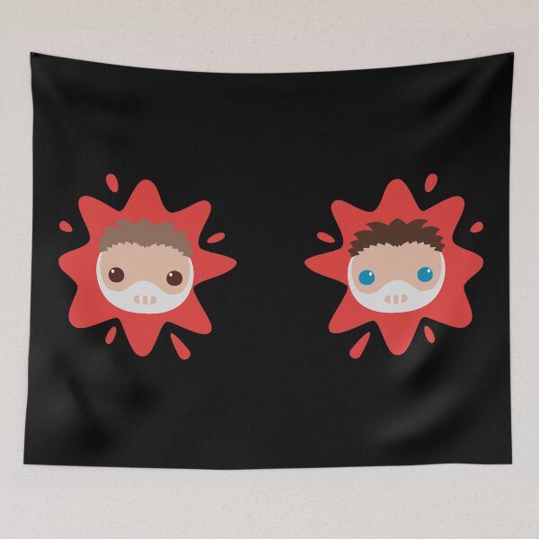 Item preview, Cute Hannibal and Wiill Graham with Masks Murder Husbands Pair designed and sold by orionlodubyal.