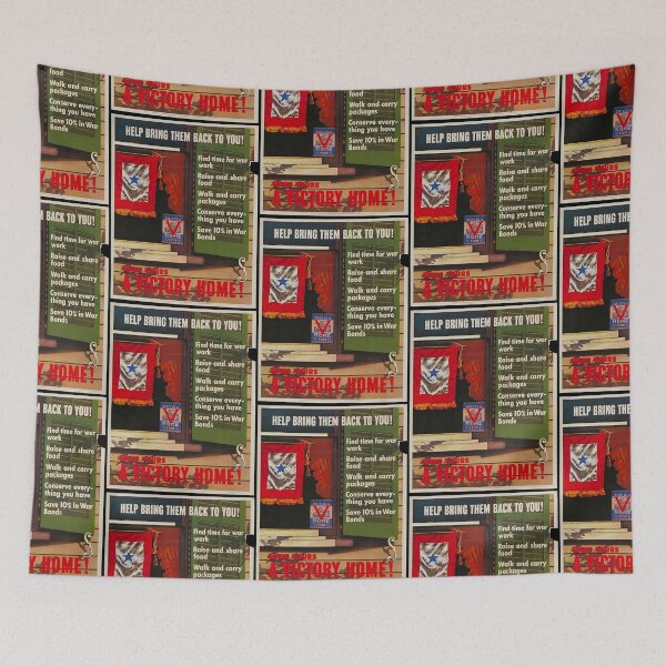 Item preview, VICTORY HOME TIPS - Authentic World War 2 Poster designed and sold by Arko Ranger.