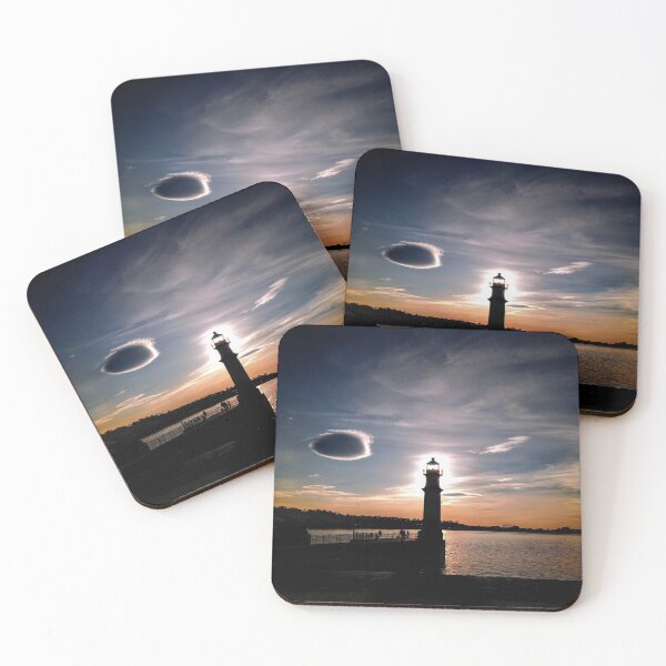 Item preview, Sun's glow in the Newhaven Lighthouse designed and sold by CrowFriend.