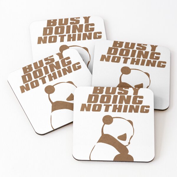 Item preview,  Busy Doing Nothing -funny cute lazy panda animal designed and sold by Rscreative18.