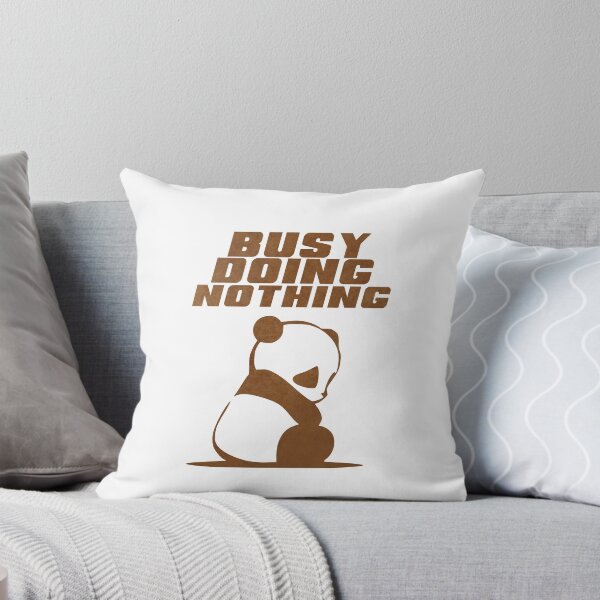 Item preview, Busy Doing Nothing -funny cute lazy panda animal designed and sold by Rscreative18.