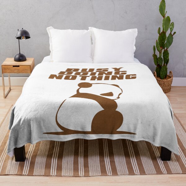 Item preview,  Busy Doing Nothing -funny cute lazy panda animal designed and sold by Rscreative18.