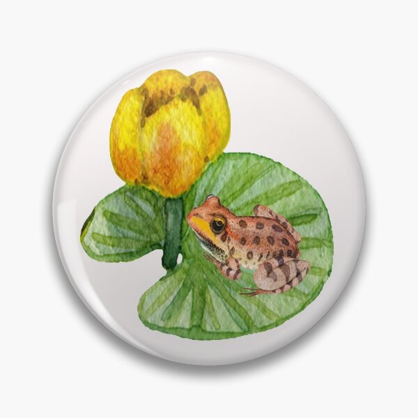 Artikelvorschau, Aquarell Frosch entworfen und verkauft von virillanissa.
