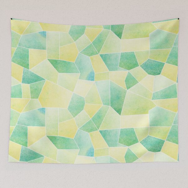 Item preview, Gradient Facets // Green designed and sold by The Wellington Boot.