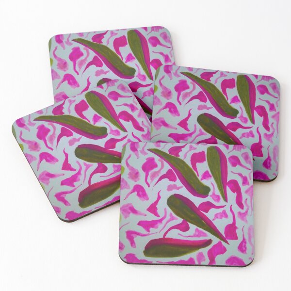 Item preview, Pink And Brown Leaves designed and sold by Artcartstart.