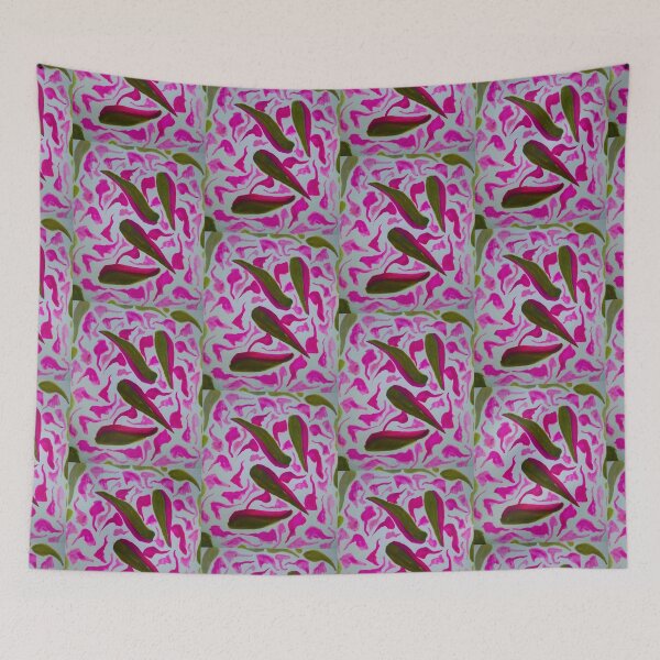 Item preview, Pink And Brown Leaves designed and sold by Artcartstart.