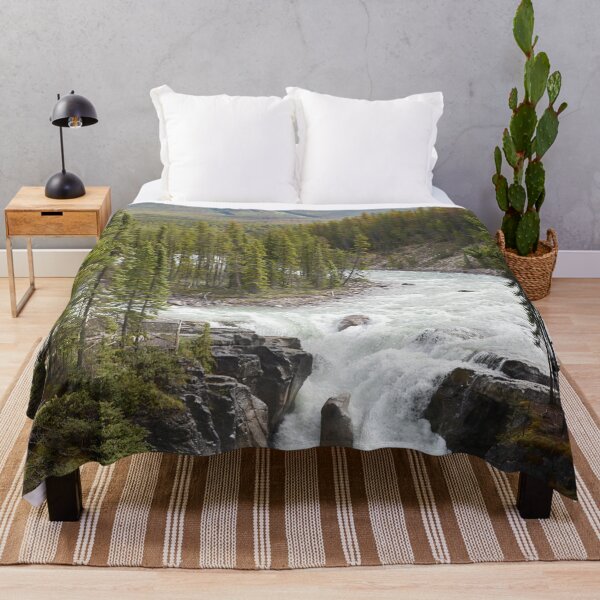 Item preview, Scenic Waterfall Landscape Sunwapta Falls in Jasper, Alberta Canada designed and sold by beaumontavenue.
