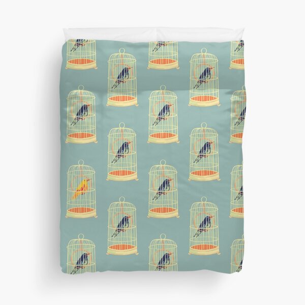 Bird cages Duvet Cover
