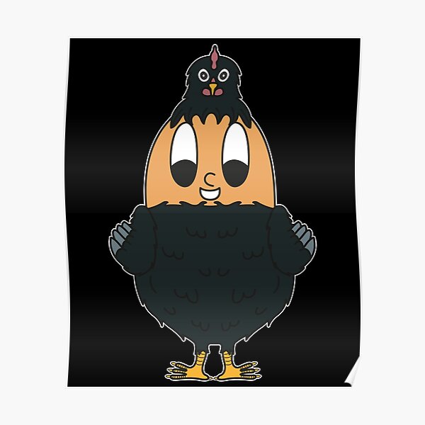 Poster Huhn Comic Redbubble