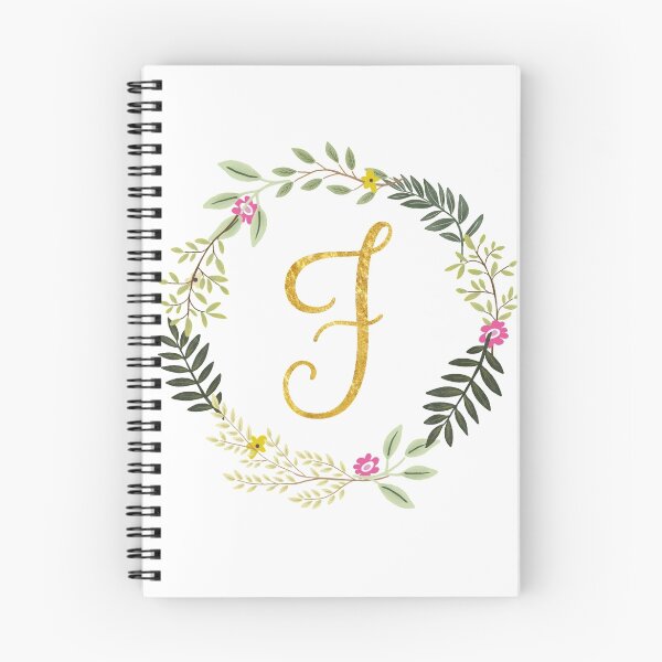 Item preview, Floral and Gold Initial Monogram F designed and sold by Chiccountry.