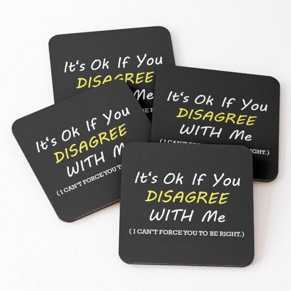 Item preview, Its Ok If You DISAGREE WITH Me, Rude Funny Humor Men and Women designed and sold by magicos1.