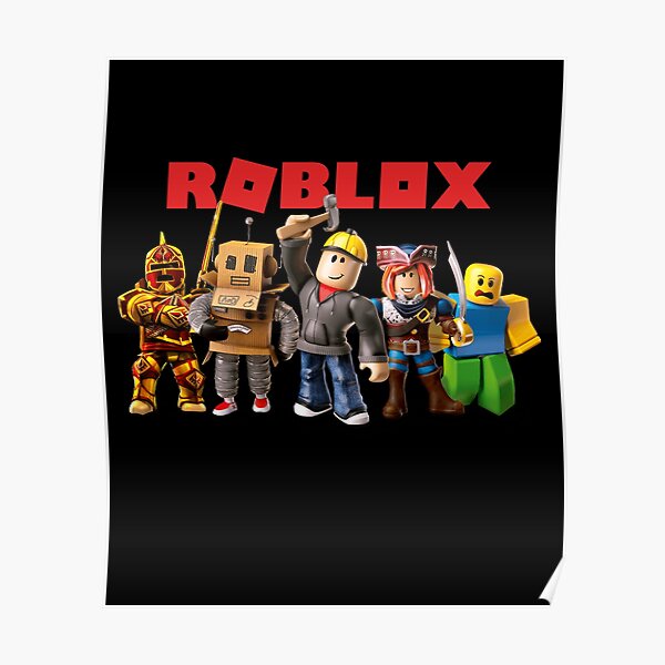 Roblox Kids Posters Redbubble - games inside roblox that funneh plays