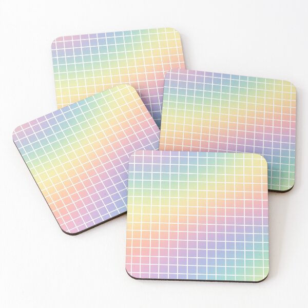 Item preview, Rainbow colorful grid cute aesthetic designed and sold by Groovysheck.