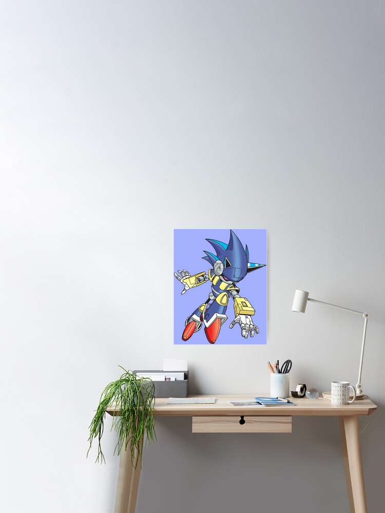 Mecha Sonic Poster for Sale by Design-By-Dan