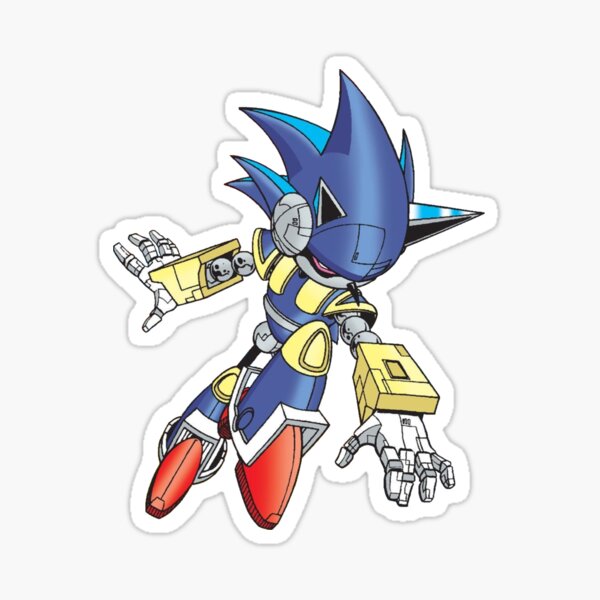 Metal Sonic Holo Vinyl Stickers 