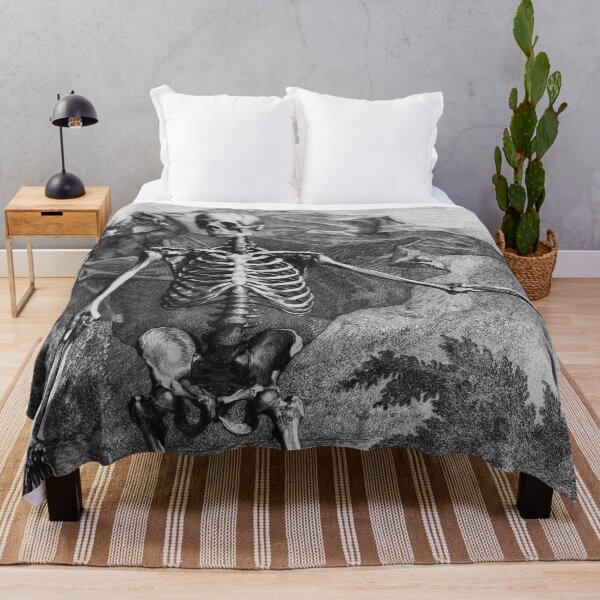 Item preview, Albinus Skeleton Human Anatomy Vintage Ecorche Engraving Spooky Halloween Death Drawing designed and sold by Mechanical Whispers.