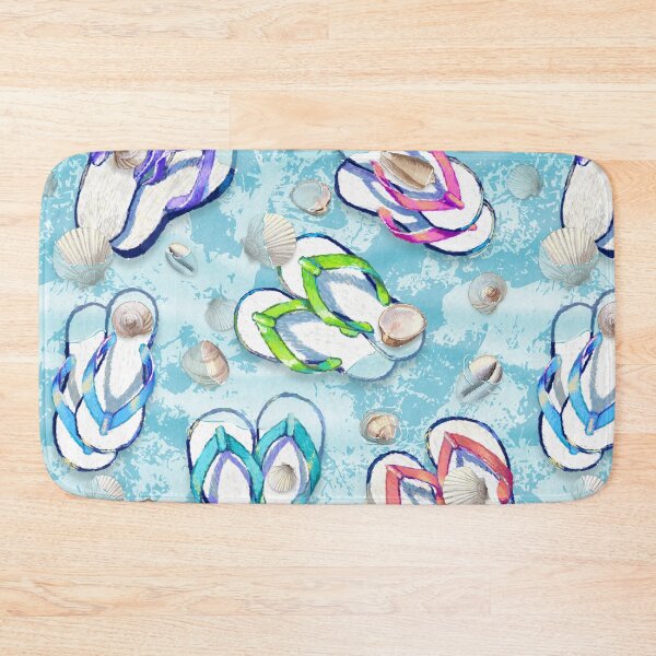 Item preview, Summer Beachcomber Seashells | Aqua Abstract Sand & Water designed and sold by L Diane Johnson.