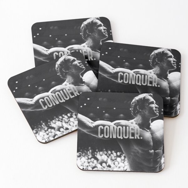 Item preview, 'Arnold Schwarzenegger' Life & Conquer Motivation designed and sold by ZoomOutlet.