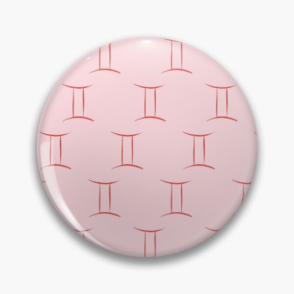 Item preview, minimalist gemini pattern in red and pink designed and sold by neopop.