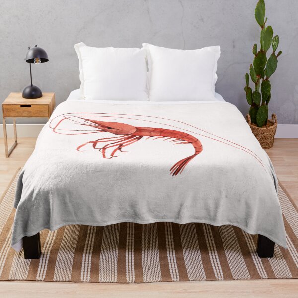 Item preview, Watercolor Red Shrimp designed and sold by virillanissa.