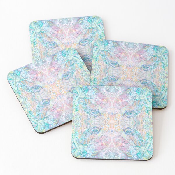 Item preview, Pastel psychedelic say NO to drugs Doodle: designed and sold by Marleen Paddy Visser.