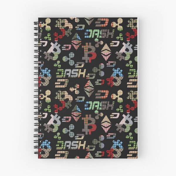 Item preview, Pattern of cryptocurrency symbols designed and sold by ivanoel.