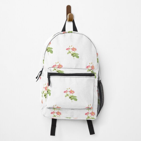 Item preview, Beautiful rose design with peony in bright and sunny pink and yellow and green leaves and buds designed and sold by LeBreab.