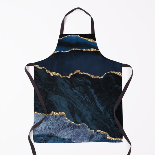 Item preview, Blue and Gold Agate  designed and sold by Image NDesign.
